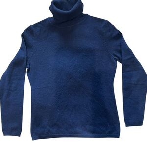 Cashmere Charter Club Luxury Turtleneck Sweater Size Medium Petite